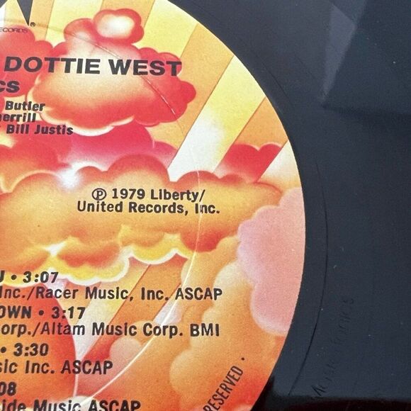 LP Vinyl Kenny Rogers & Dottie West Classics with Intact Dust Cover and Sleeve - Picture 7 of 8